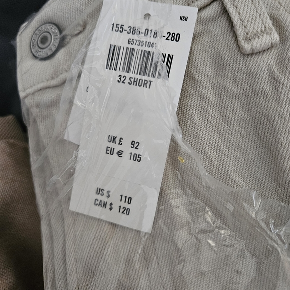 Abercrombie ultra high rise 90s straight jean new in bag - Picture 3 of 4